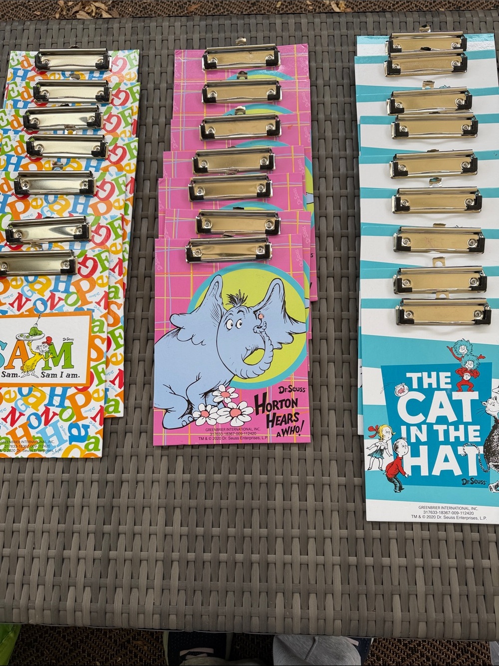 Dr. Seuss Pink Horton Hears a Who Kids Clipboard with Gold Clip